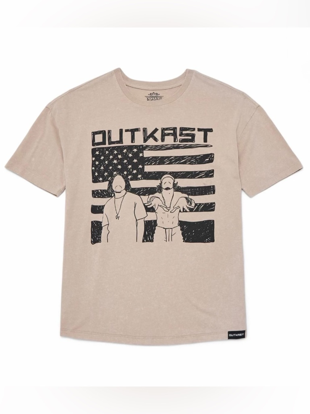 NWT - Outkast Mineral Wash Graphic T-Shirt